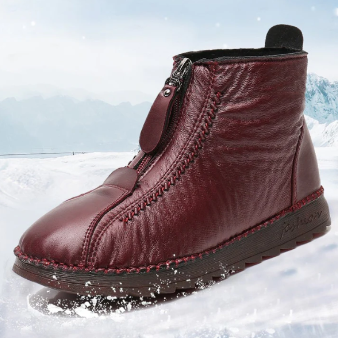 Fadime Women's Soft Leather Winter Warm Shoes