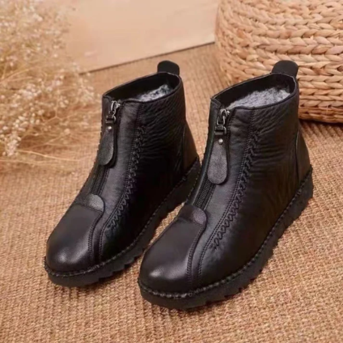 Fadime Women's Soft Leather Winter Warm Shoes