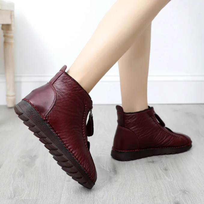 Fadime Women's Soft Leather Winter Warm Shoes