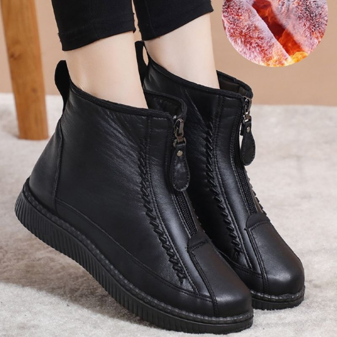 Fadime Women's Soft Leather Winter Warm Shoes