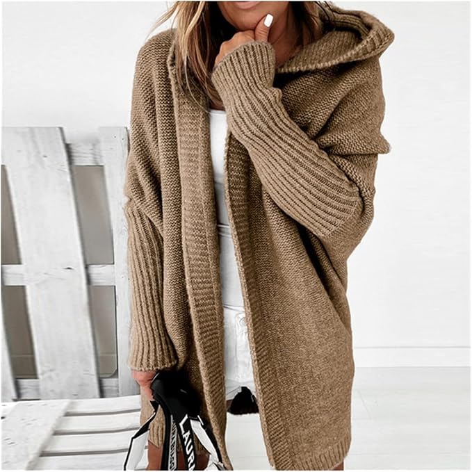 Semra - Hooded Cozy Cardigan