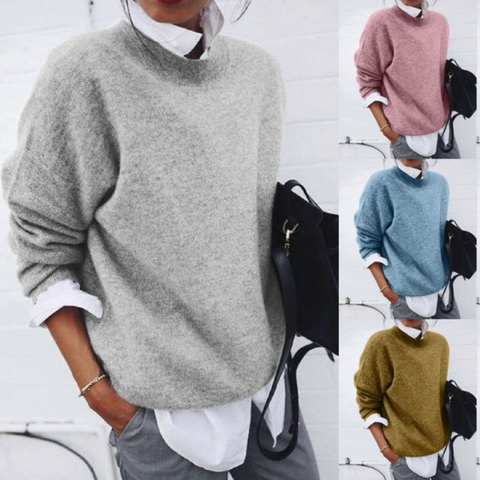 Zehra - Collar Detailed Long Sleeve Shirt Sweater
