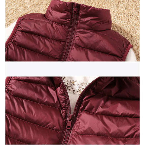 Aayla - Thin Stand Collar Vest