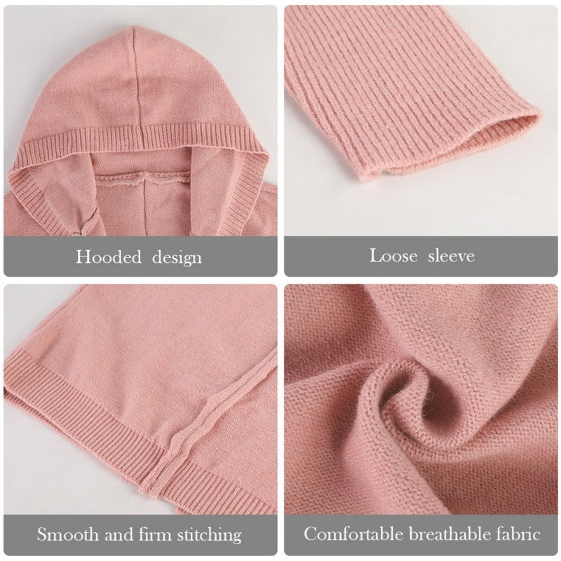 Semra - Hooded Cozy Cardigan