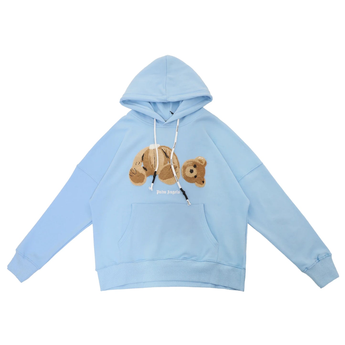 Arzu - High Quality Cotton Polar Fleece Flock Bear Embroidered Hooded Sweatshirt