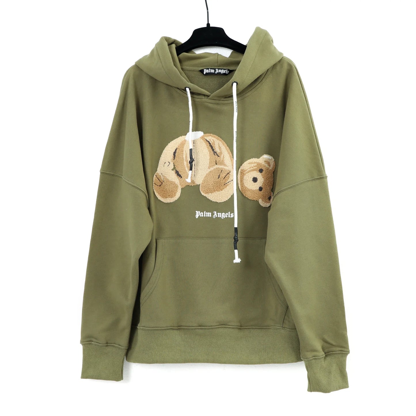 Arzu - High Quality Cotton Polar Fleece Flock Bear Embroidered Hooded Sweatshirt