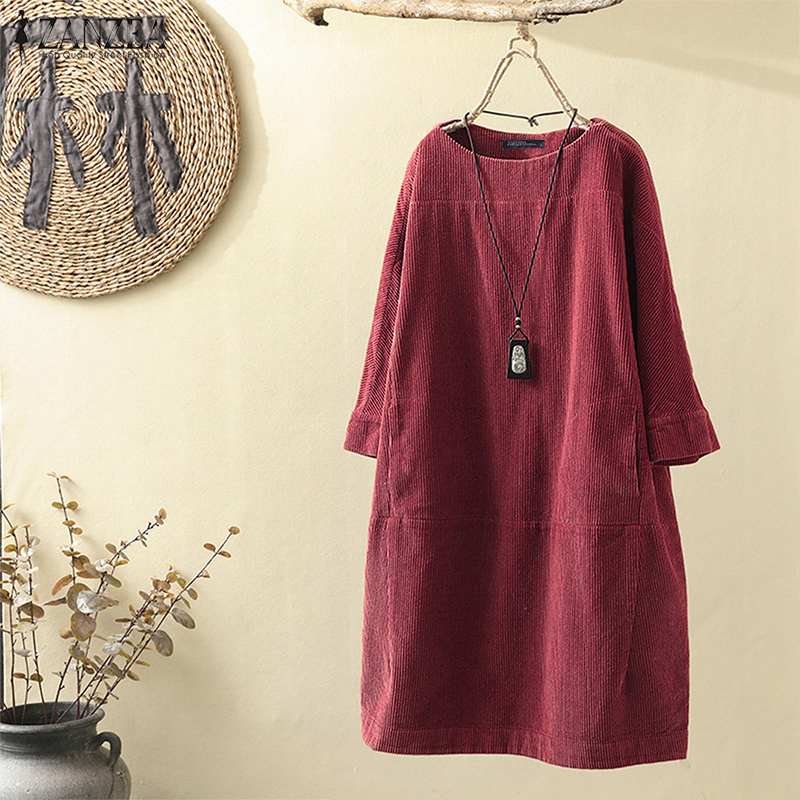 Sinem - Corded Long Sleeve Dress