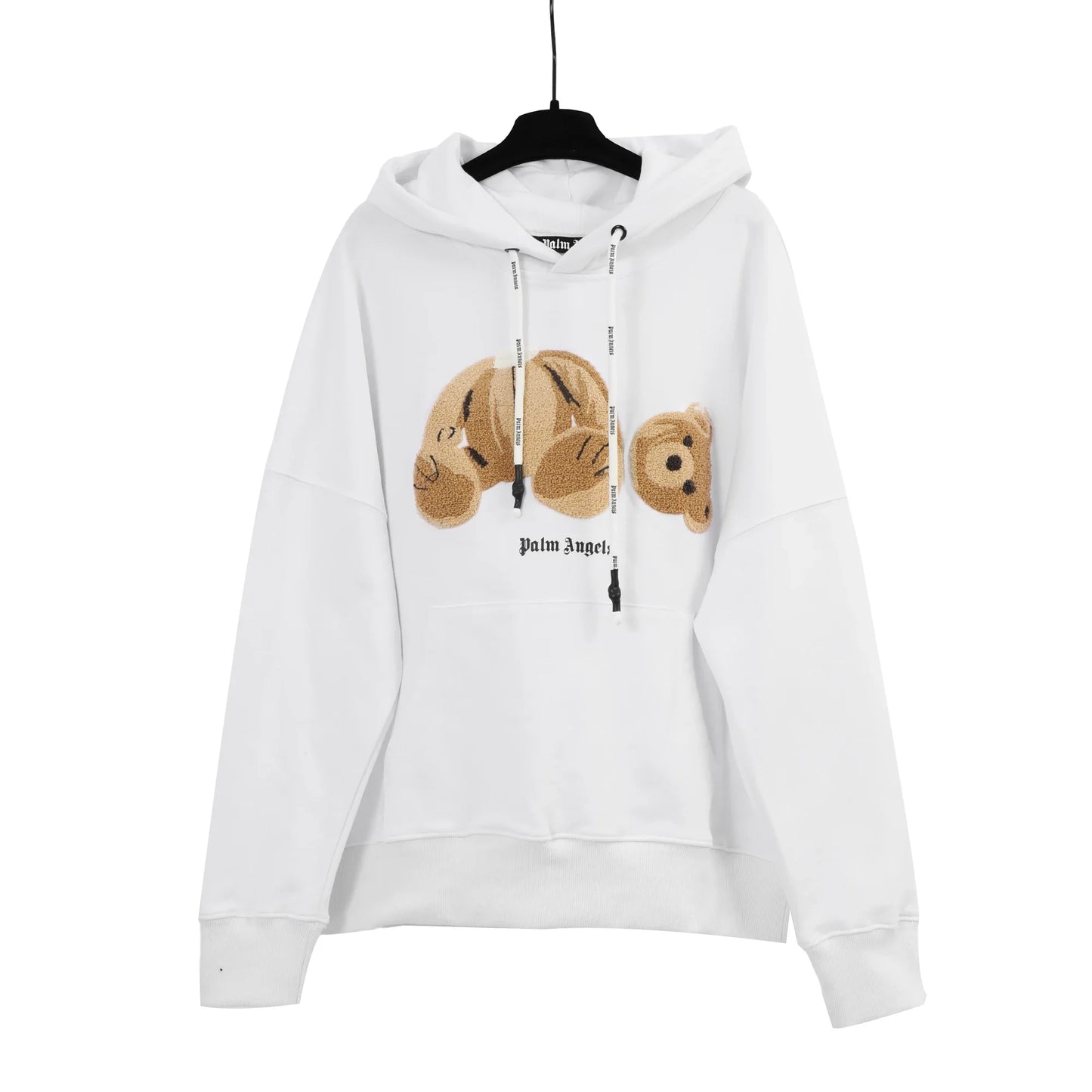 Arzu - High Quality Cotton Polar Fleece Flock Bear Embroidered Hooded Sweatshirt