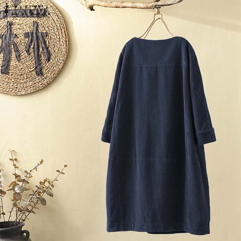 Sinem - Corded Long Sleeve Dress