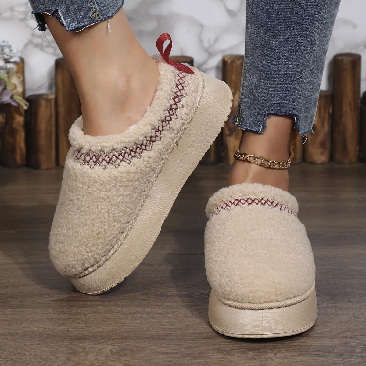 Luxury Women's Winter Plush Slippers