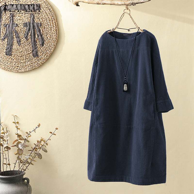 Sinem - Corded Long Sleeve Dress