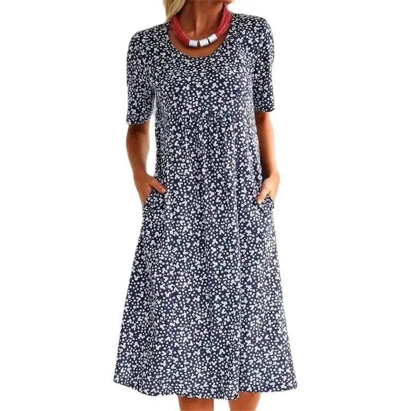 Halime Casual Floral Dress