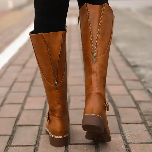 Dirya Zippered Winter Boots