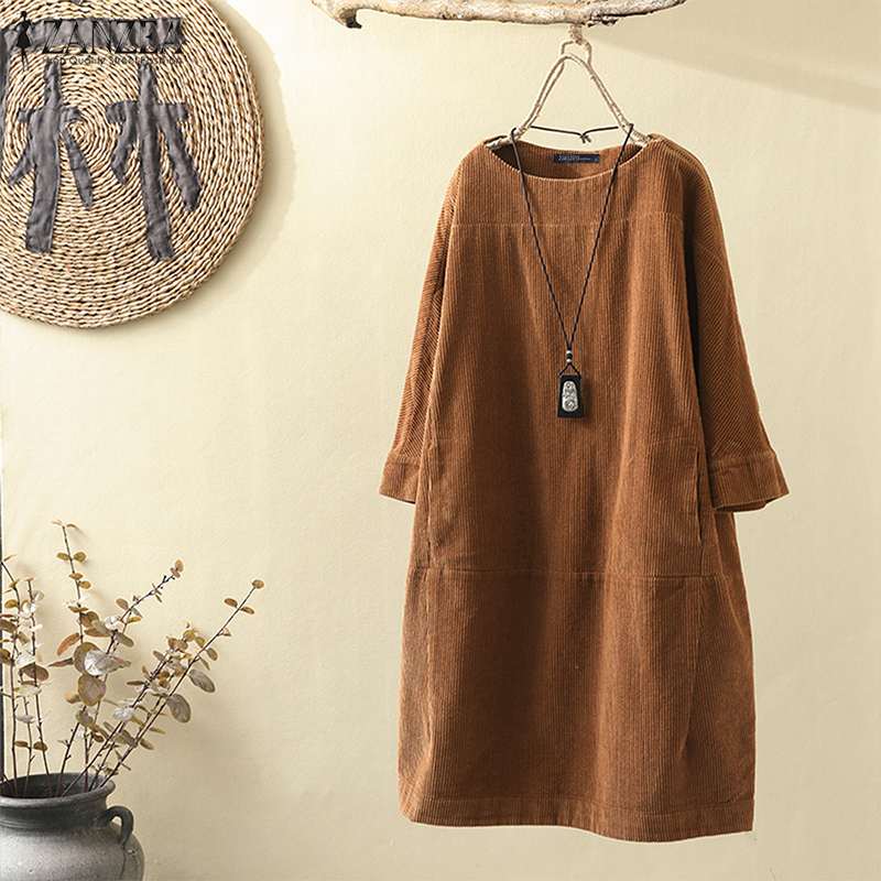 Sinem - Corded Long Sleeve Dress