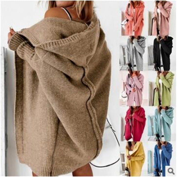Semra - Hooded Cozy Cardigan