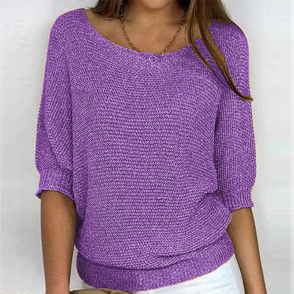 Reyhan - Stylish Round Neck Sweater