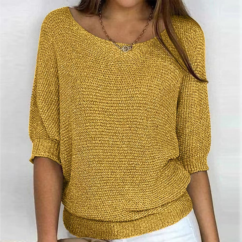 Reyhan - Stylish Round Neck Sweater