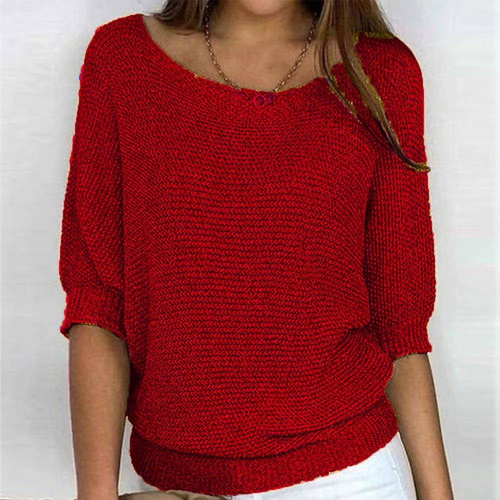 Reyhan - Stylish Round Neck Sweater