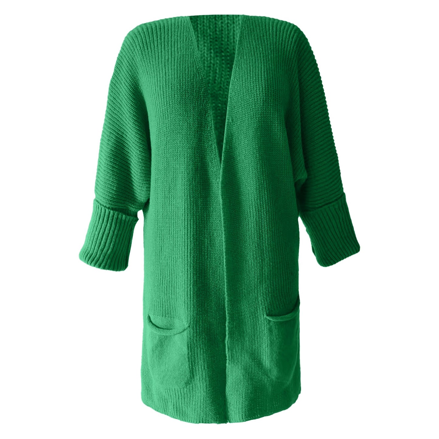 Dilara - Buttonless Long Coat with Plenty of Pockets