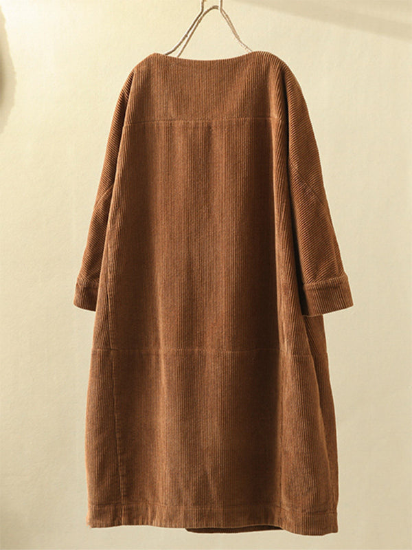 Sinem - Corded Long Sleeve Dress