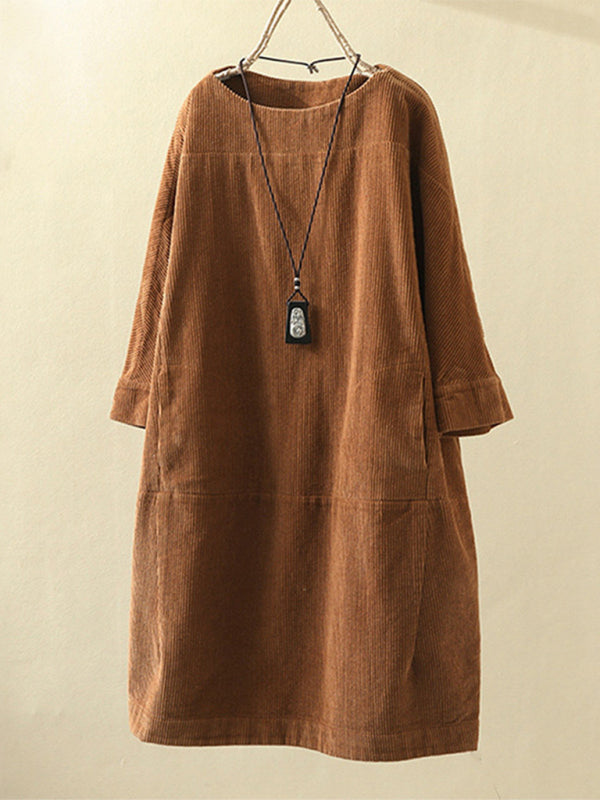 Sinem - Corded Long Sleeve Dress
