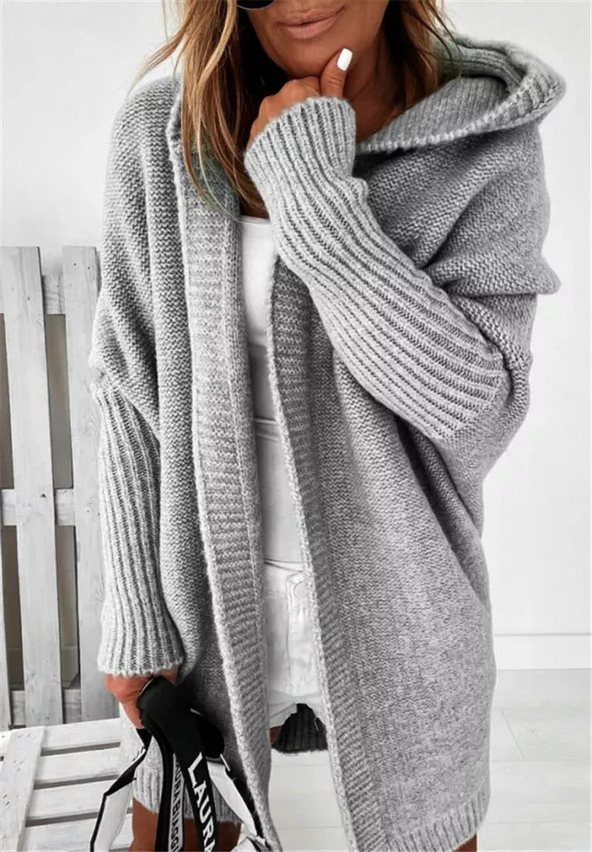 Semra - Hooded Cozy Cardigan