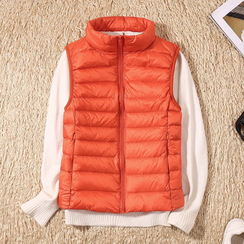 Galora - New Spring Vest with White Duck Feathers