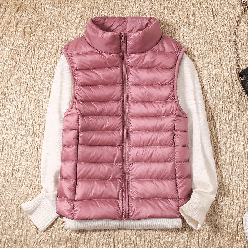 Galora - New Spring Vest with White Duck Feathers