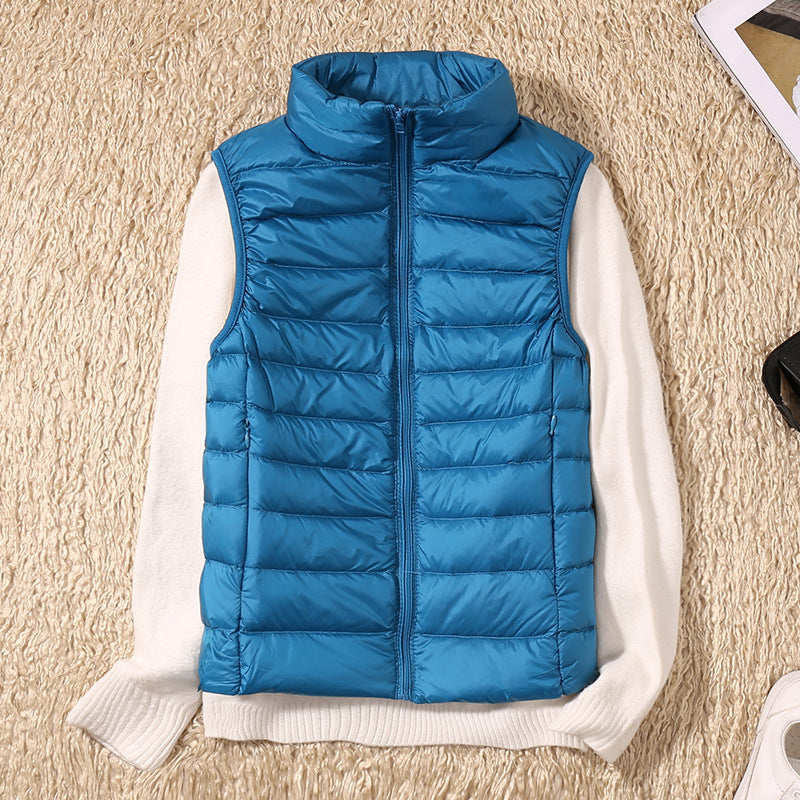 Galora - New Spring Vest with White Duck Feathers