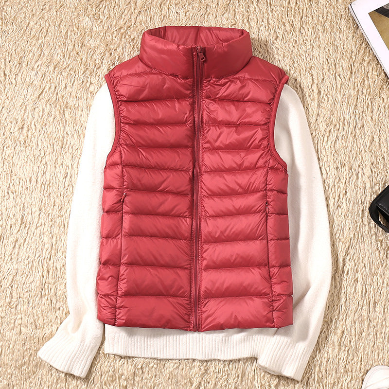 Galora - New Spring Vest with White Duck Feathers