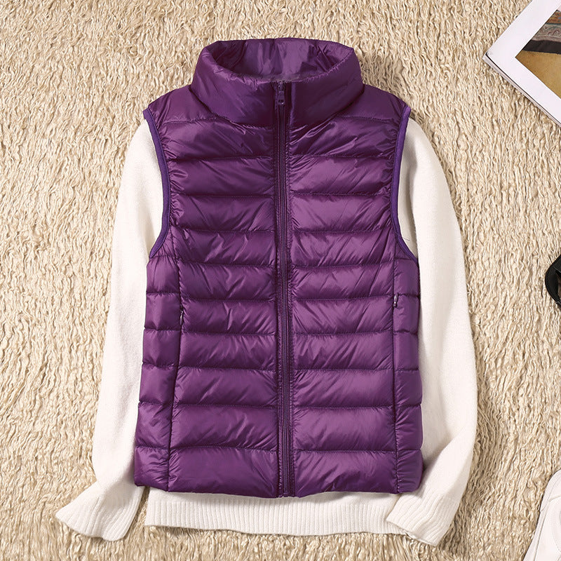 Galora - New Spring Vest with White Duck Feathers