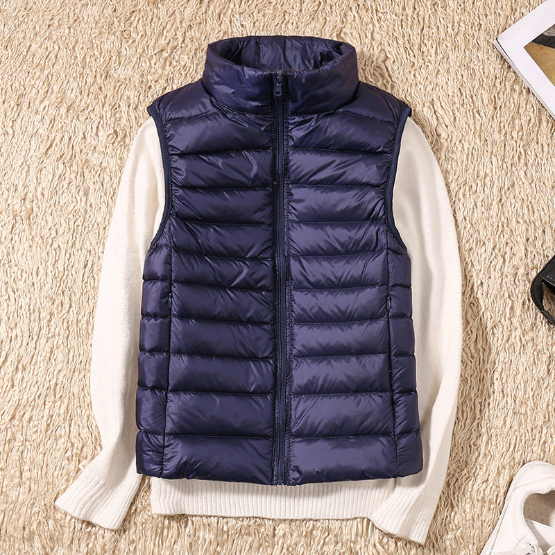 Galora - New Spring Vest with White Duck Feathers