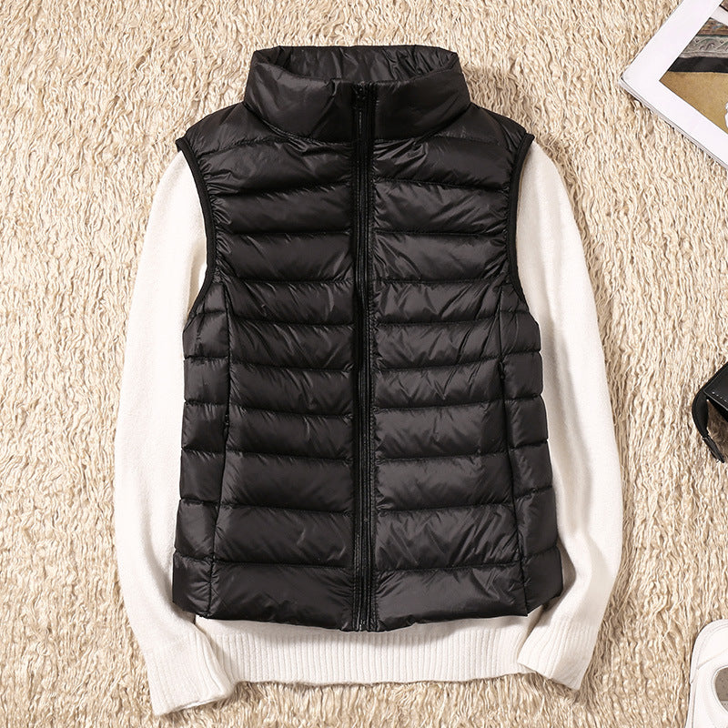 Galora - New Spring Vest with White Duck Feathers
