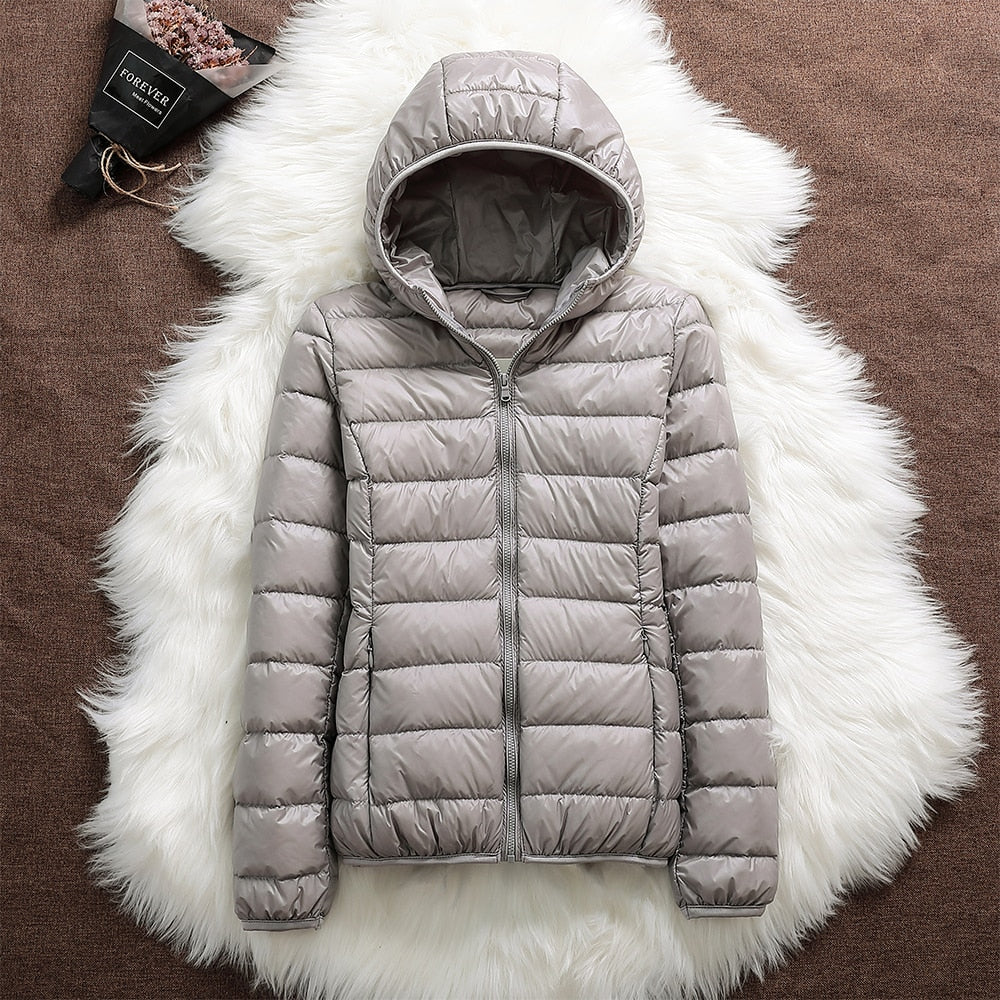 North - New Spring Jacket with White Duck Down