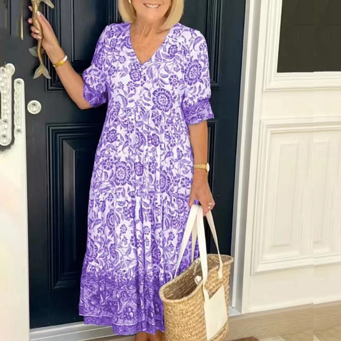 Zeynep - Breezy Bloom Summer Dress 