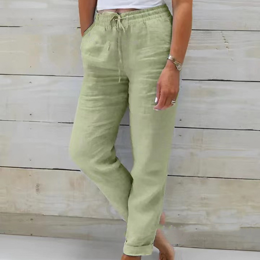 Fatma - Breezy Days Cotton Trousers